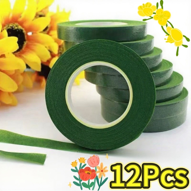1-12Rolls Green Bouquet Floral - Floral Tape Green review and price