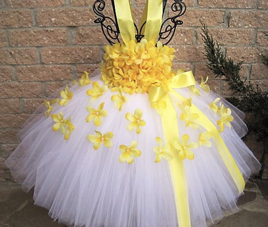 Girls Green Petals Tutu Dress  - Floral Tape Green review and price