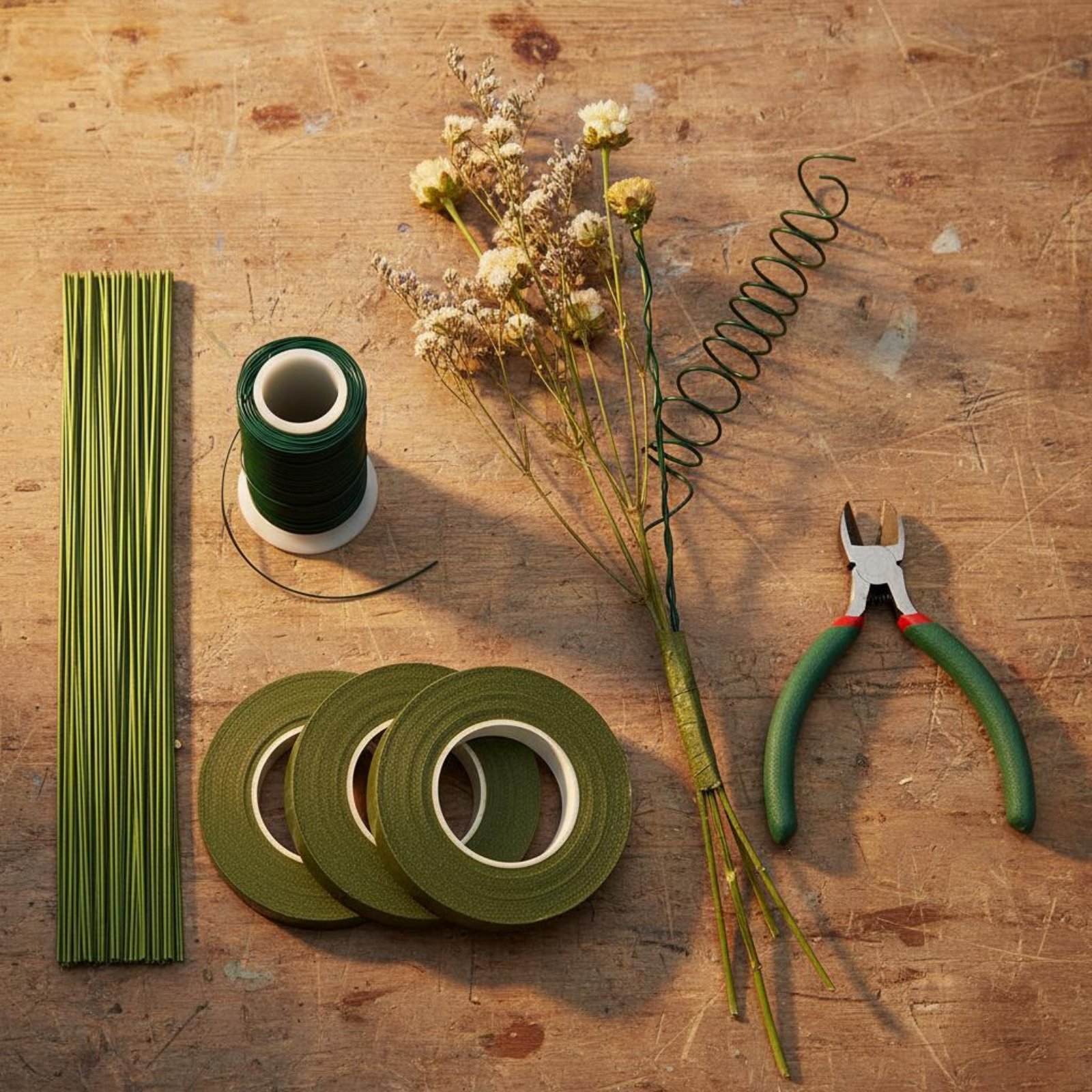 Floral Arrangement Making Kit  - Floral Tape Green review and price