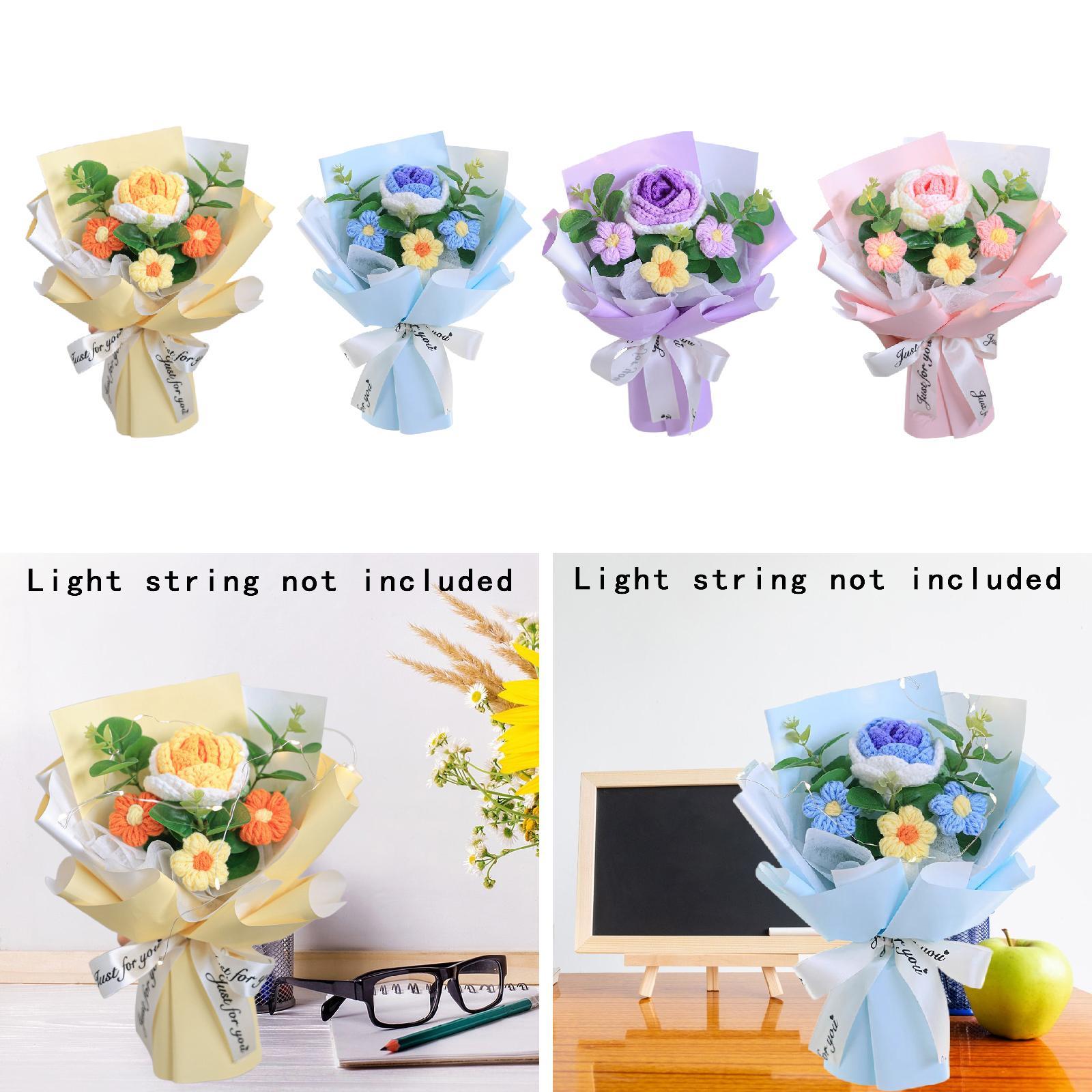 Crochet Flower Bouquet Artific - Eucalyptus Preserved review and price